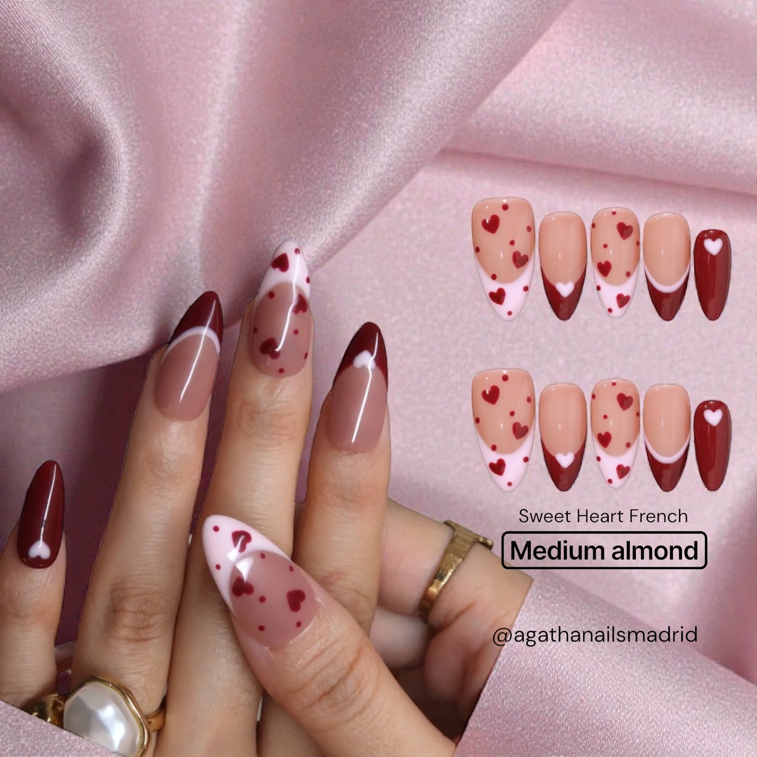 Sweet Heart French – Press On Premium